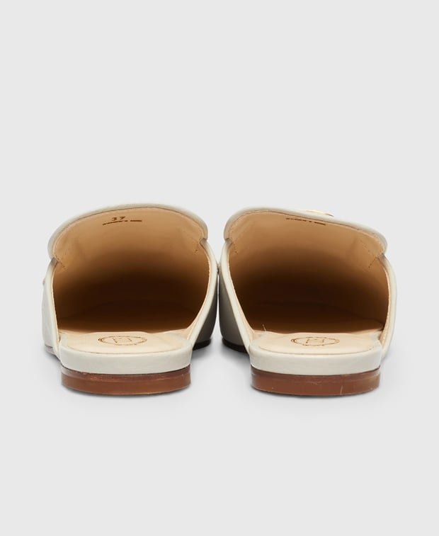 Tod's Sabot Mules Oatmeal