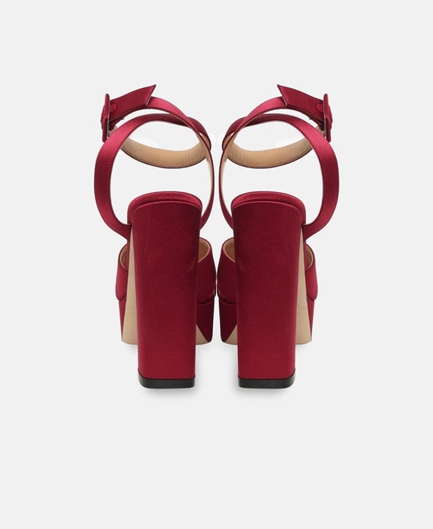 Sergio Rossi Sr Monica 090 Heeled sandals Burgundy