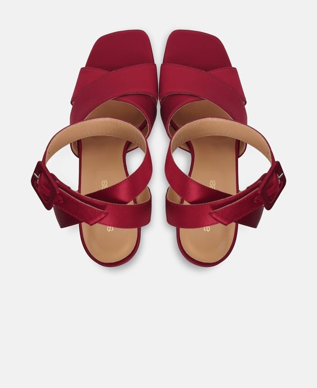 Sergio Rossi Sr Monica 090 Heeled sandals Burgundy