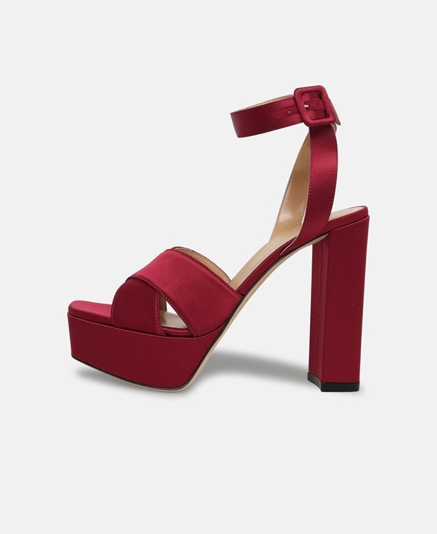 Sergio Rossi Sr Monica 090 Heeled sandals Burgundy