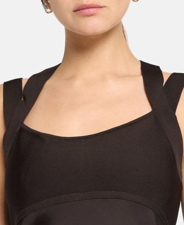 Hervé Léger Paris Midi dress The Elodie