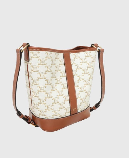 Celine Leather bucketbag