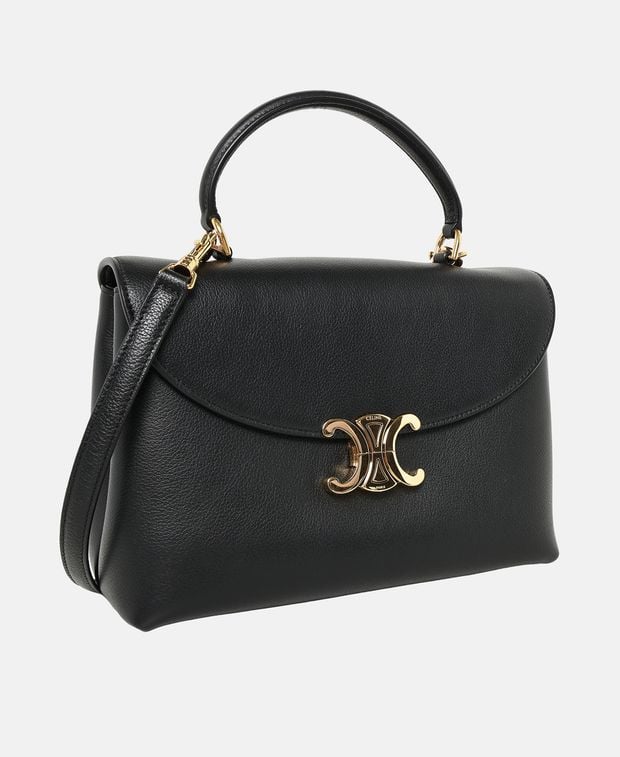 Celine Nino Leather handbag Black