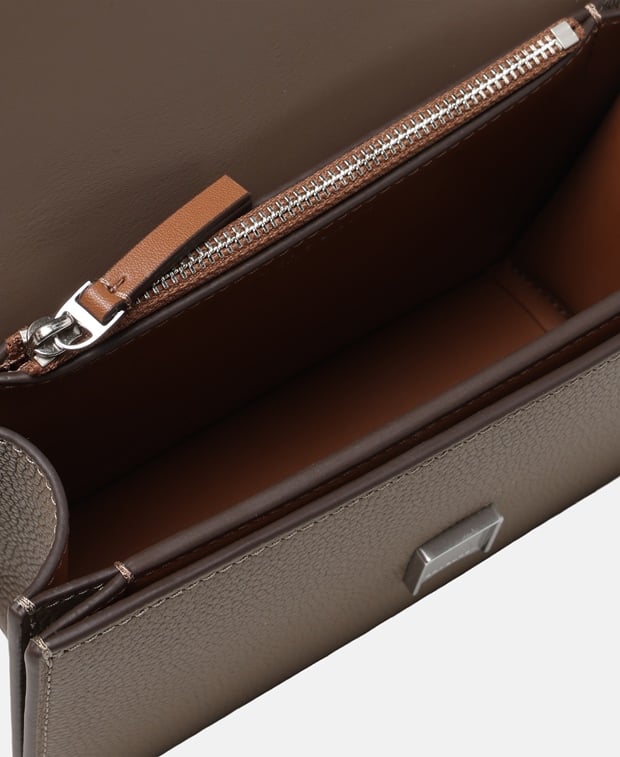 Tory Burch Eleanor Leather cross body bag Taupe