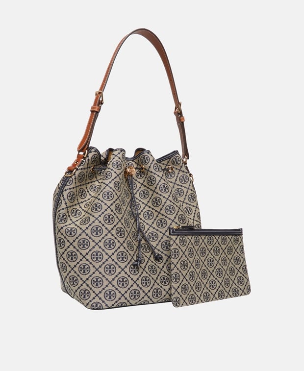 Tory Burch Handbag & Pouch Beige