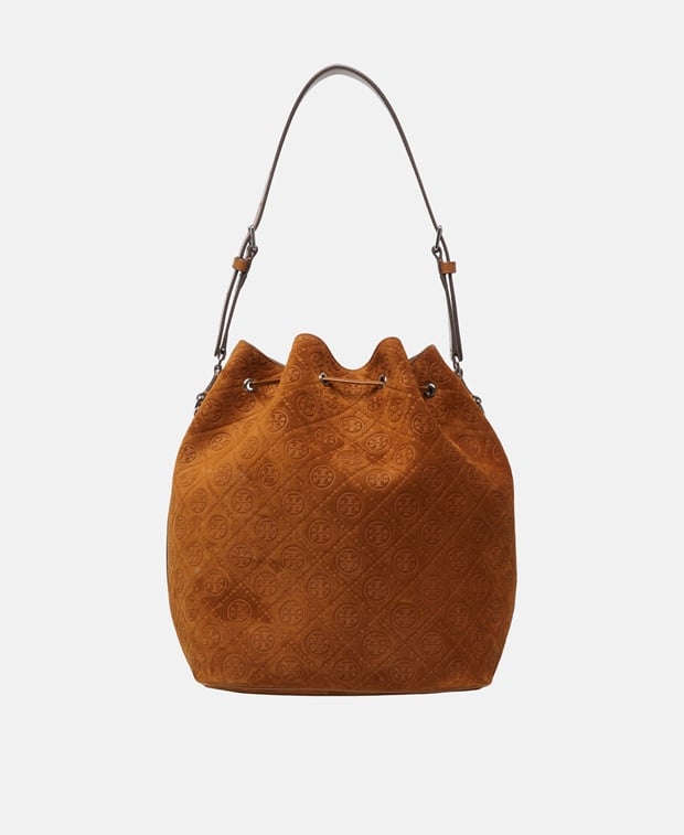 Tory Burch Handbag & Pouch Brown