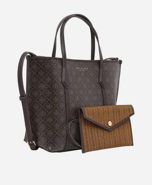Tory Burch Perry Handbag Dark Brown