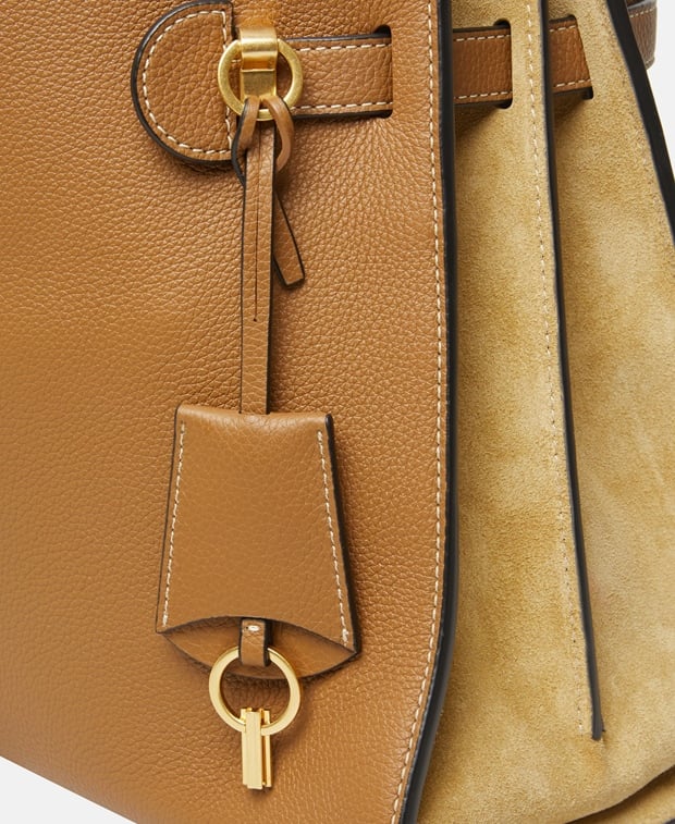 Tory Burch Petite Lee Radziwill Handbag Bronze