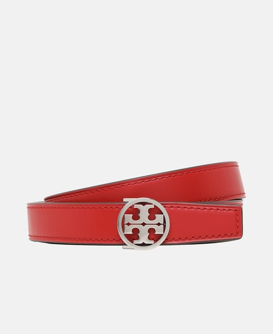 Tory Burch Reversible leather belt Brick Red