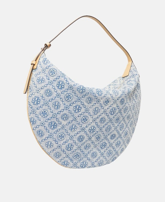 Tory Burch Balloon Handbag & Pouch Light Blue