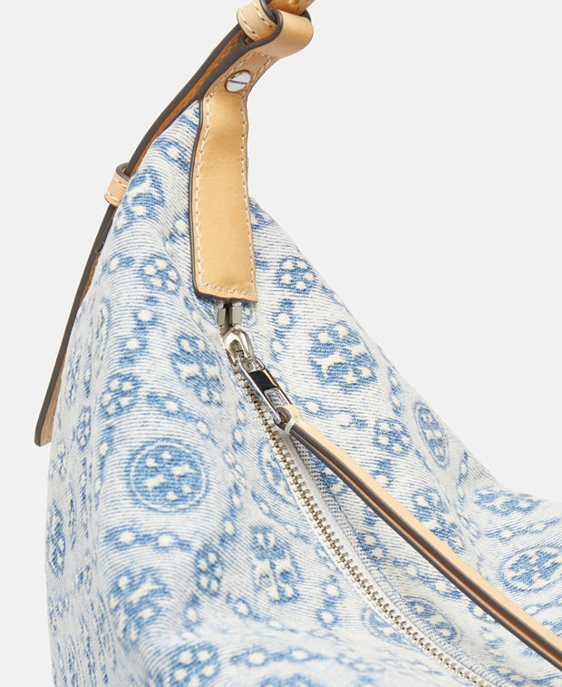 Tory Burch Balloon Handbag & Pouch Light Blue