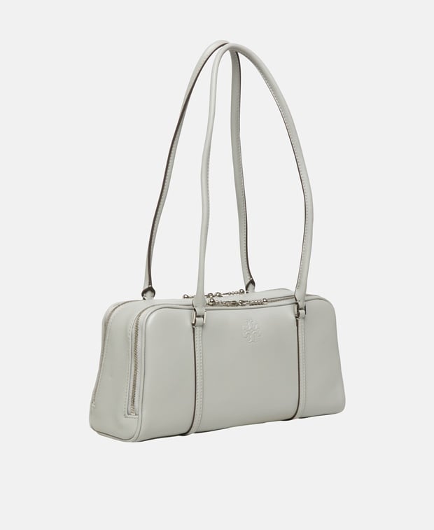 Tory Burch Marshmallow Leather shoulder bag Light Grey