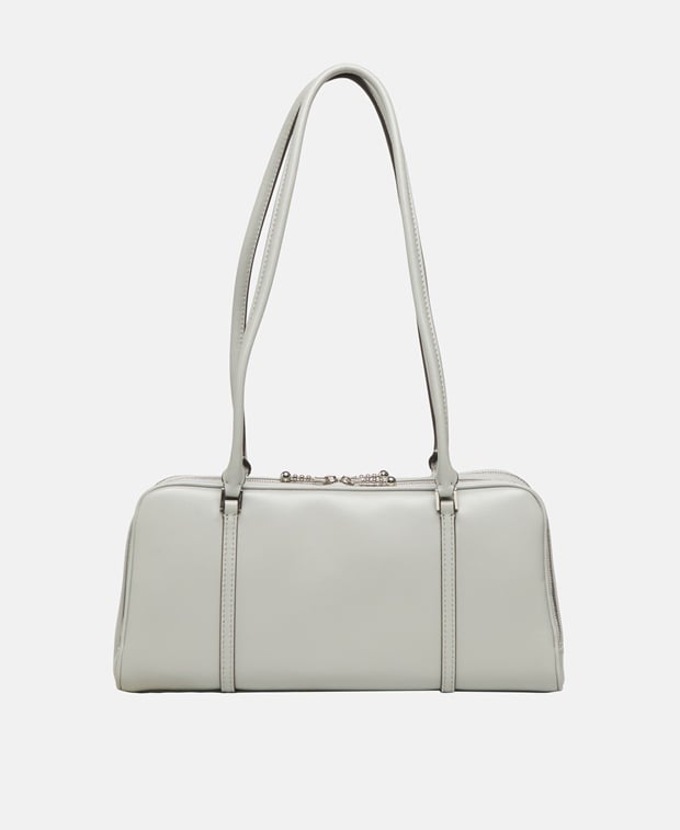 Tory Burch Marshmallow Leather shoulder bag Light Grey