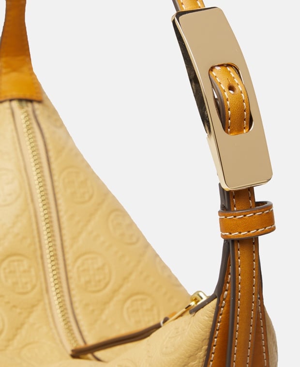Tory Burch Small Balloon Leather shoulder bag Beige