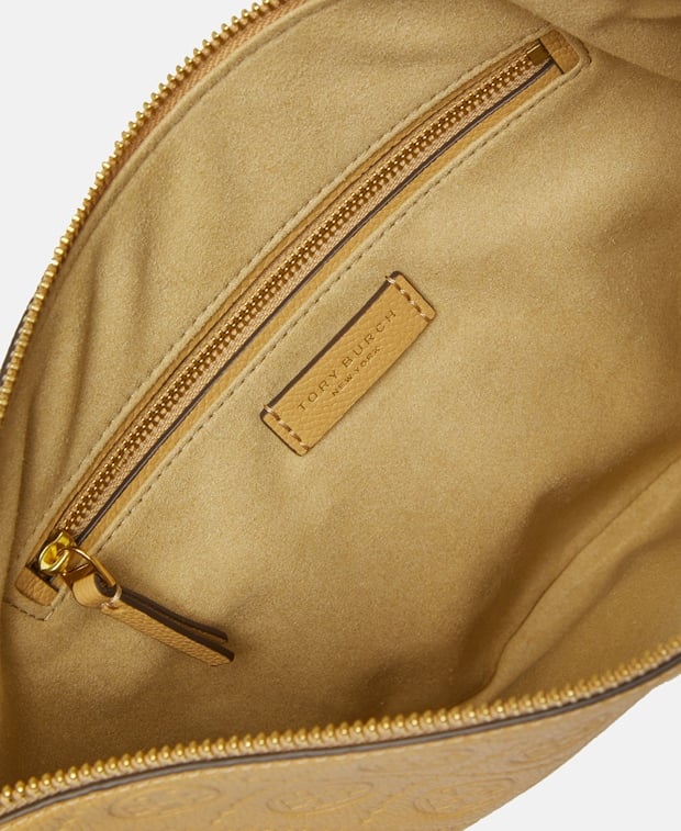Tory Burch Small Balloon Leather shoulder bag Beige