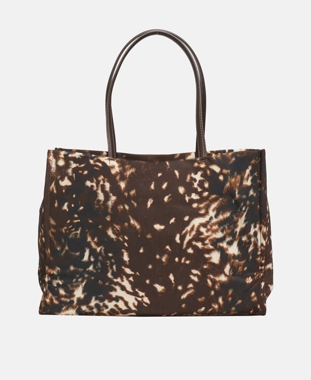 Tory Burch Ella Tote Bag Dark Brown