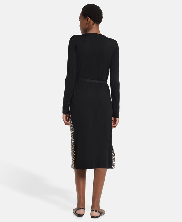 Tory Burch Wool-blend dress Black