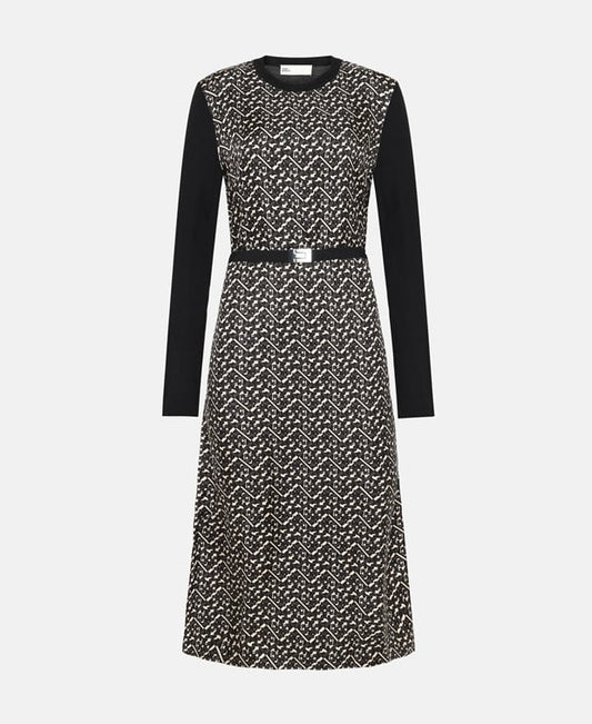 Tory Burch Wool-blend dress Black