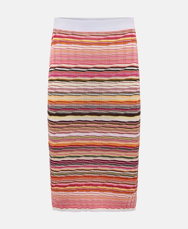 Missoni Knitted skirt Red