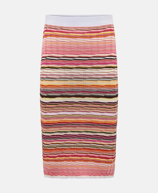 Missoni Knitted skirt Red