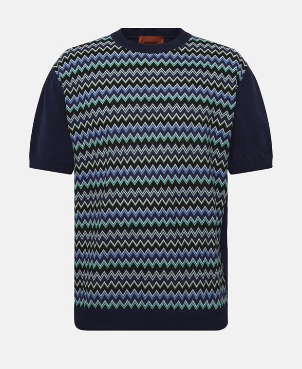 Missoni Short-sleeved pullover Navy