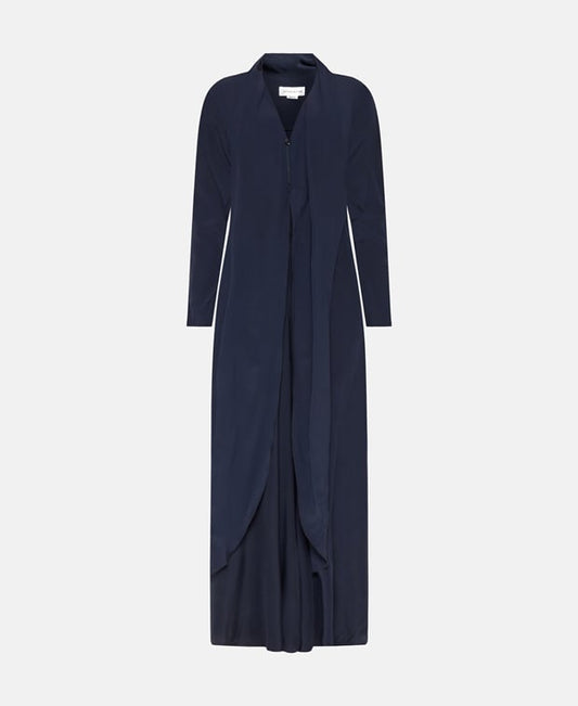 Victoria Beckham Silk dress Dark Blue