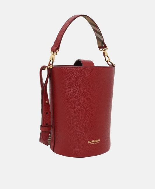 Burberry Leather bucketbag Bordeaux