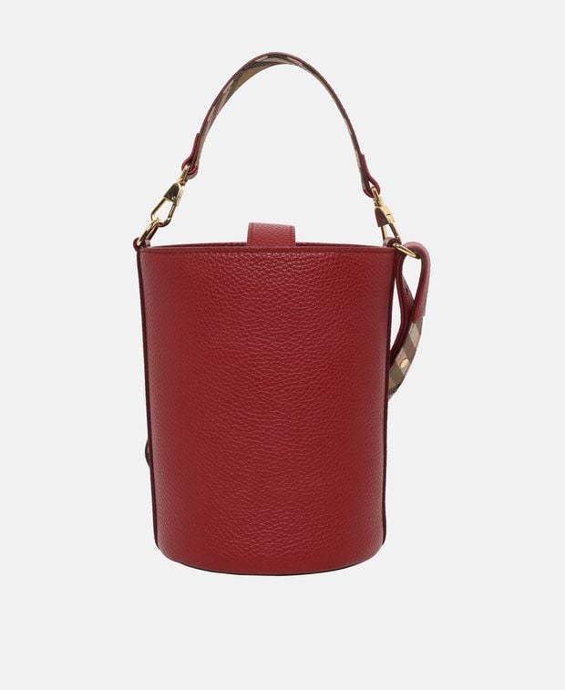 Burberry Leather bucketbag Bordeaux