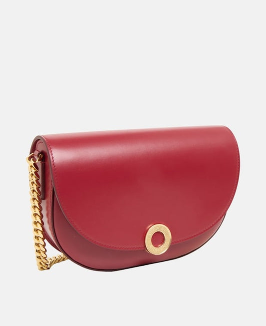 Burberry Claudine Leather shoulder bag Bordeaux