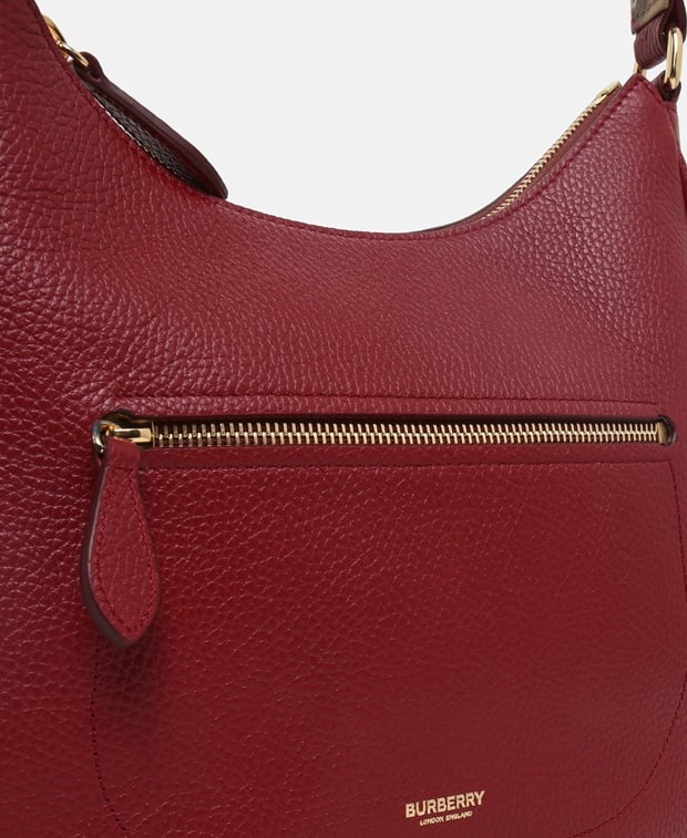 Burberry Leather shoulder bag Bordeaux