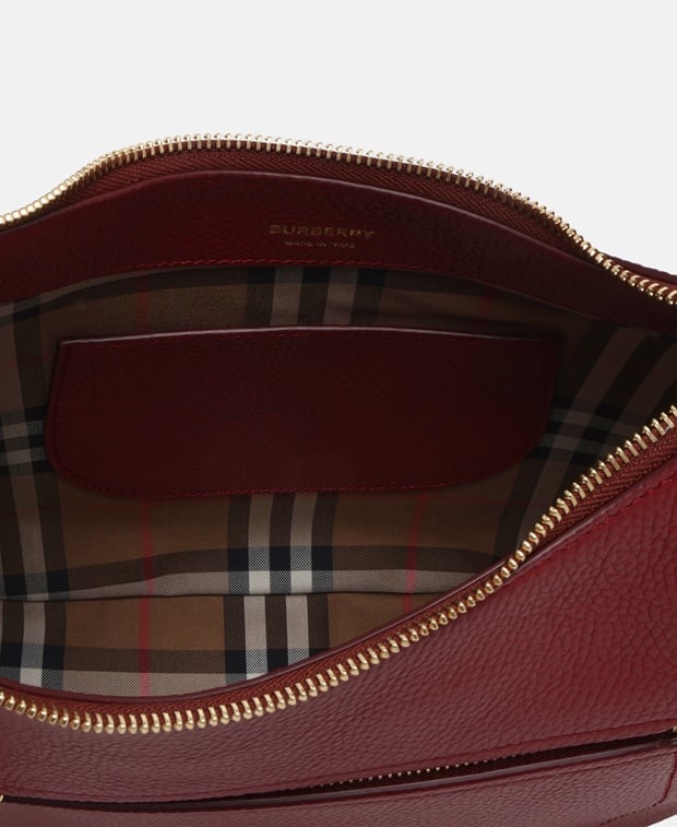 Burberry Leather shoulder bag Bordeaux
