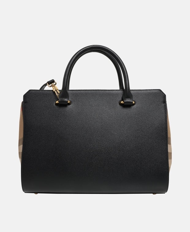 Burberry Banwell Leather handbag Black