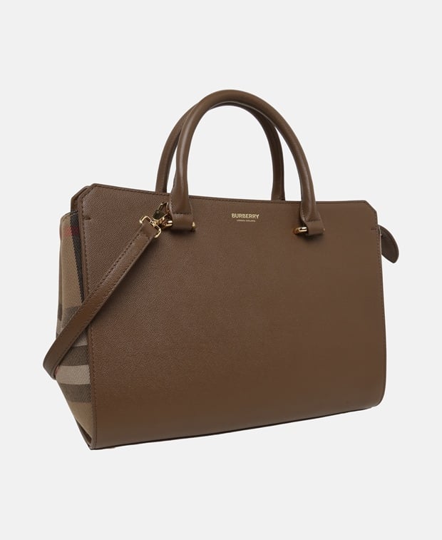 Burberry Banwell Leather handbag Beige