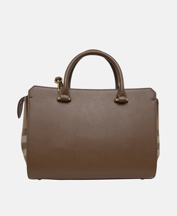 Burberry Banwell Leather handbag Beige