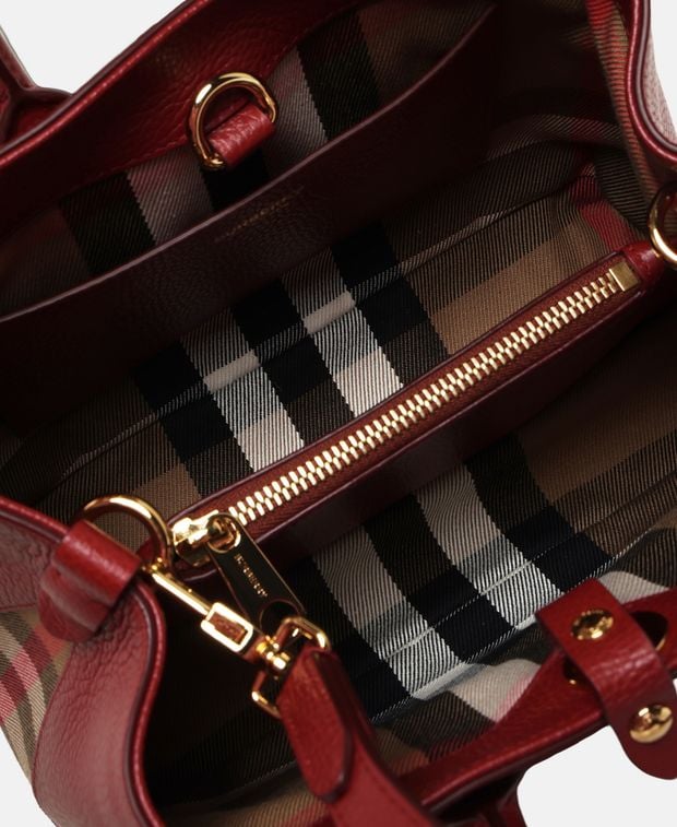 Burberry Bermondsey Leather handbag Bordeaux