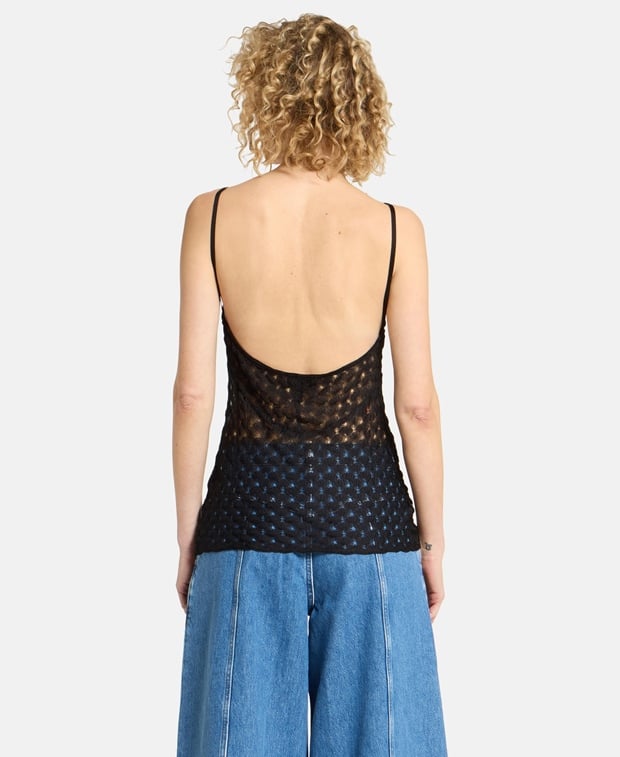 Missoni Spaghetti-strap top Caviar Black