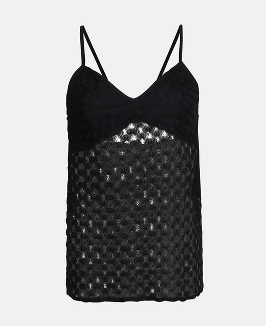 Missoni Spaghetti-strap top Caviar Black