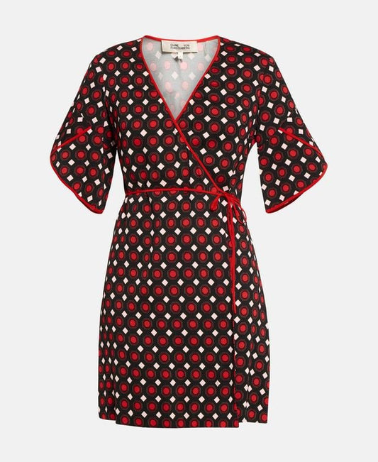 Diane von Furstenberg Wrap dress Cinnamon