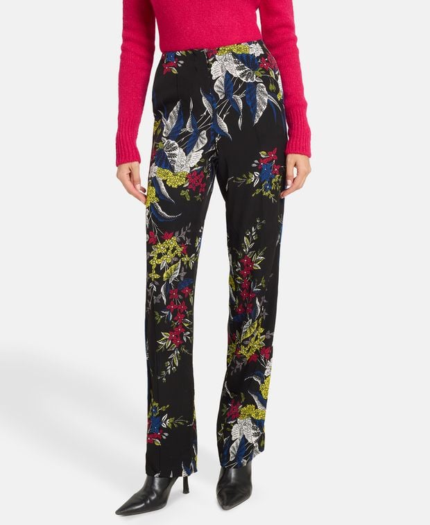 Diane von Furstenberg Silk-blend trousers