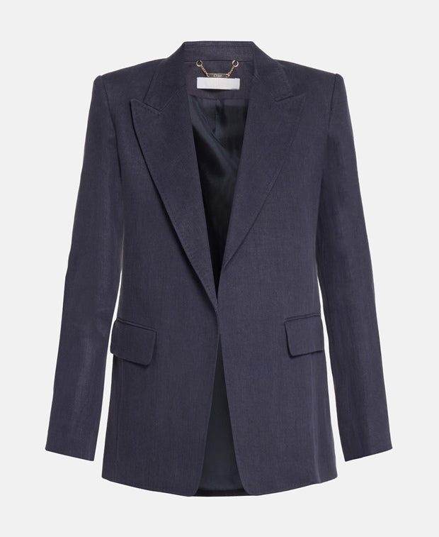 Chloé Linen blazer Midnight Blue