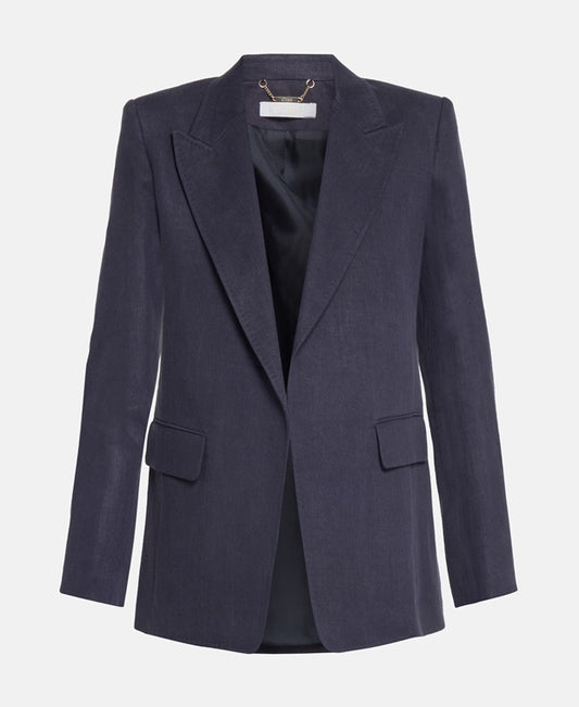 Chloé Linen blazer Midnight Blue