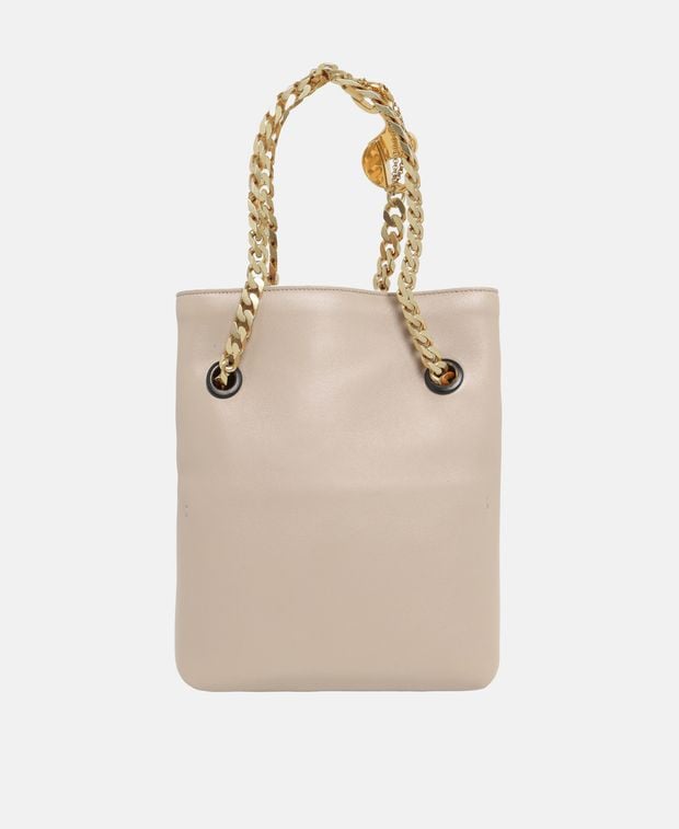 Chloé Ortense Leather shoulder bag Beige