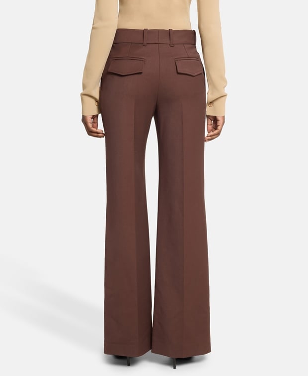 Chloé Wool trousers Burgundy