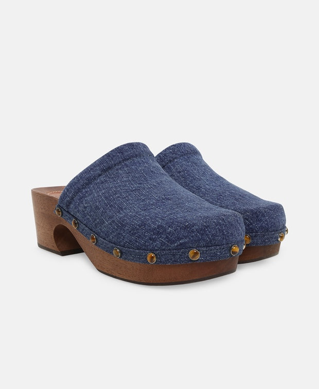 Chloé Aurna Clogs Blue