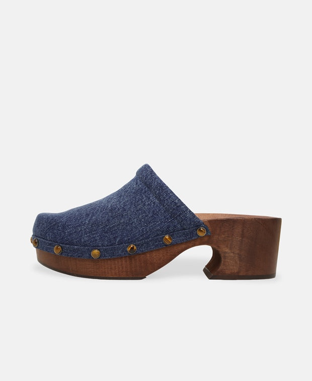 Chloé Aurna Clogs Blue