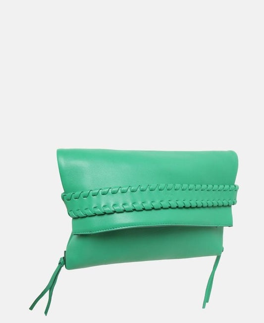 Chloé Leather clutch Green