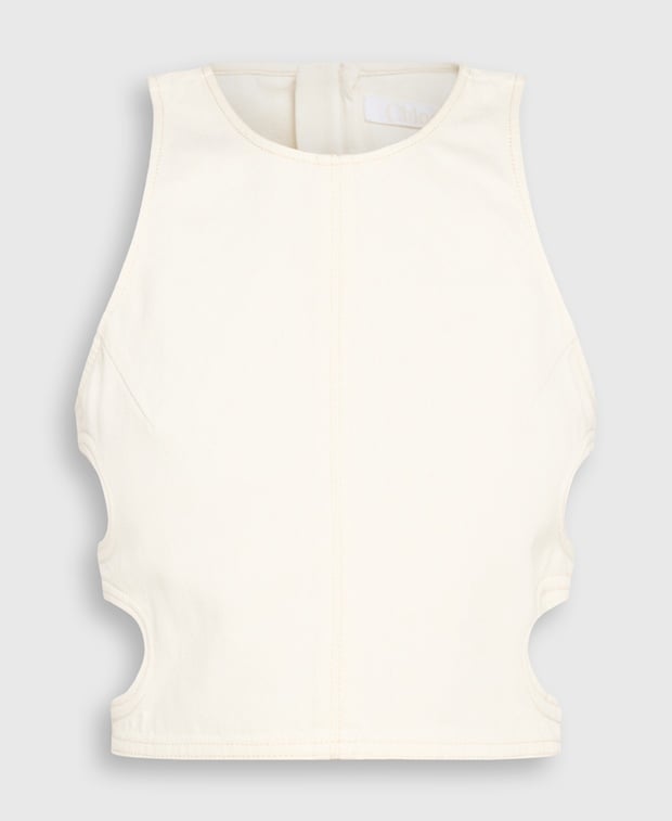 Chloé Crop top White Gold