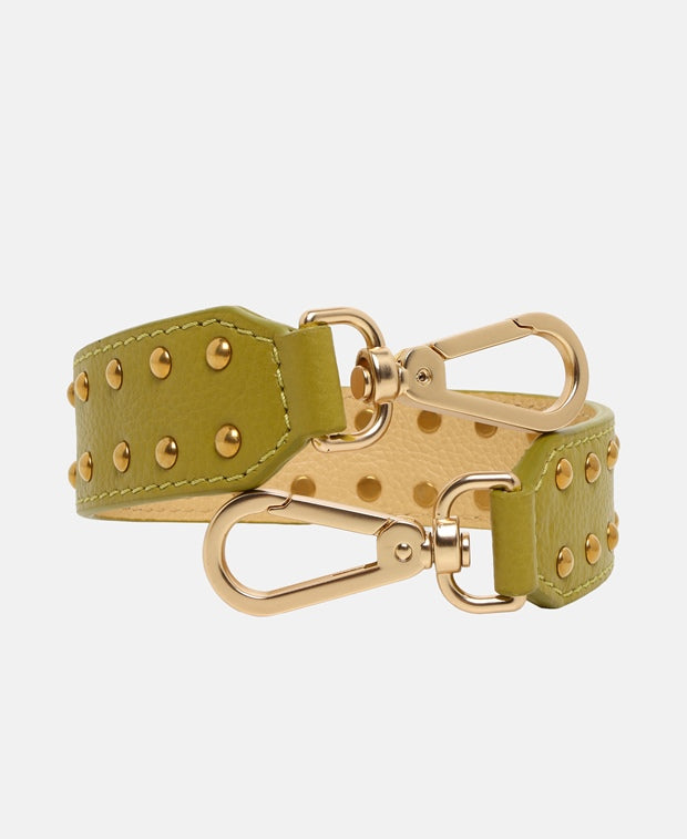 See by Chloé Leather shoulder strap Green
