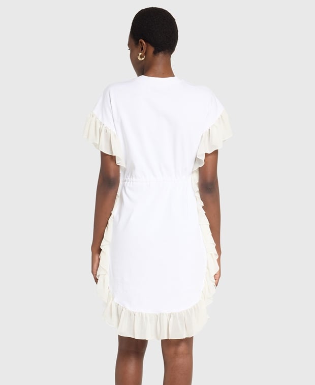 See by Chloé Flounce dress White Gold
