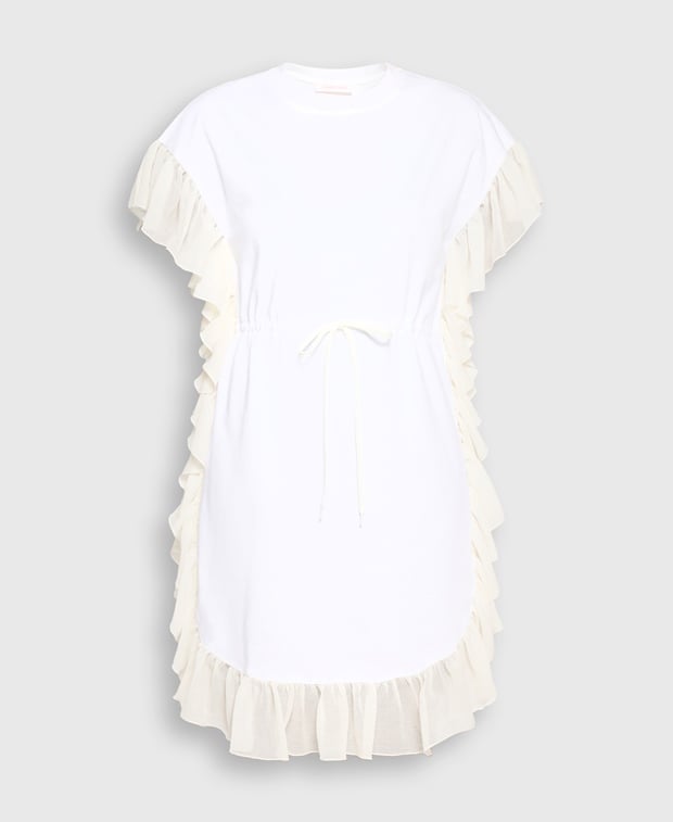 See by Chloé Flounce dress White Gold